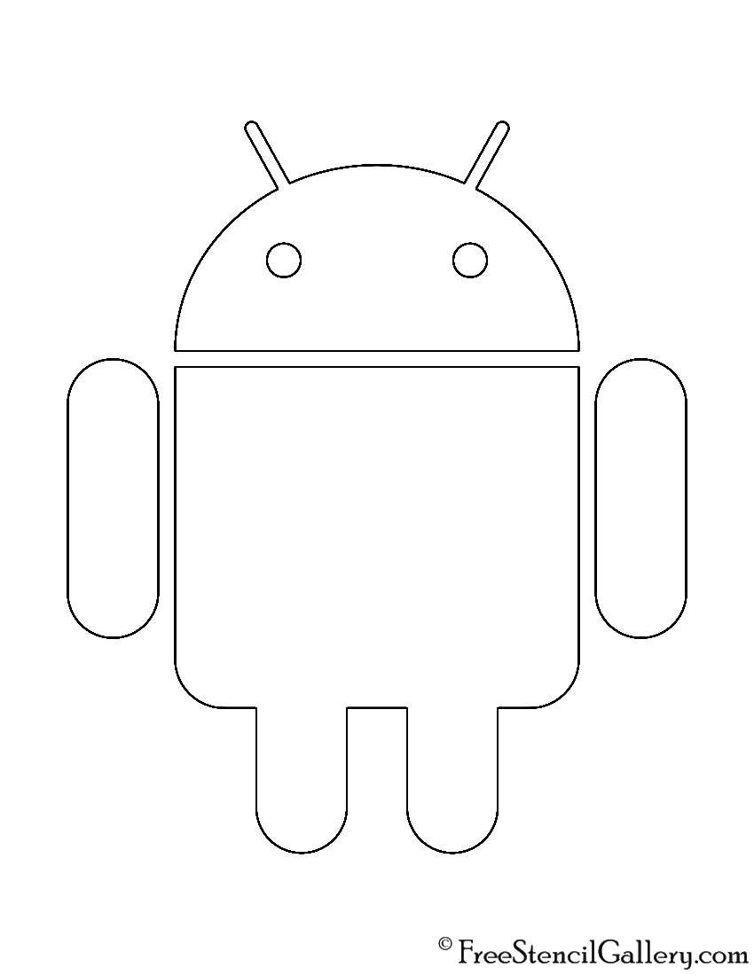 Android Logo Stencil