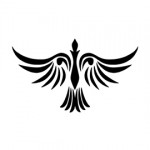Bird Tribal Stencil