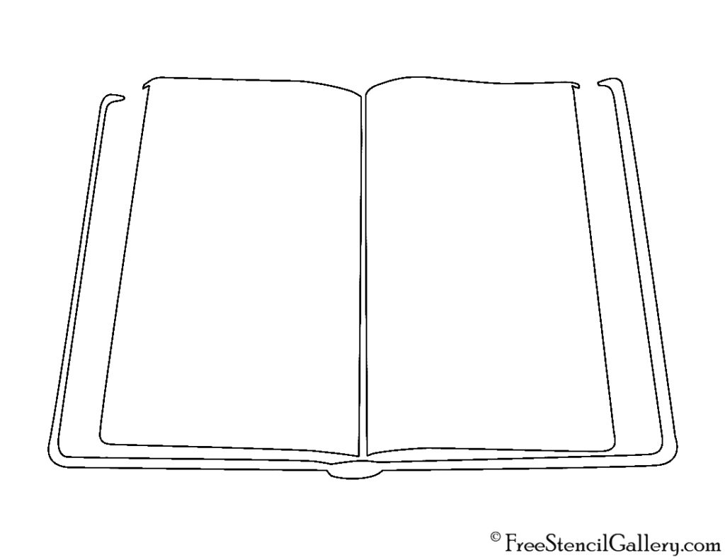 Book Stencil Free Stencil Gallery