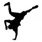 Pole Dancer Silhouette Stencil | Free Stencil Gallery