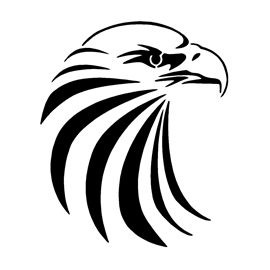 Eagle Head Stencil