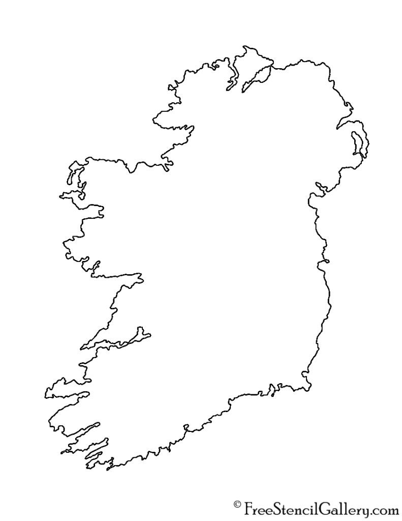 Ireland Stencil Free Stencil Gallery