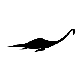 Loch Ness Monster Stencil