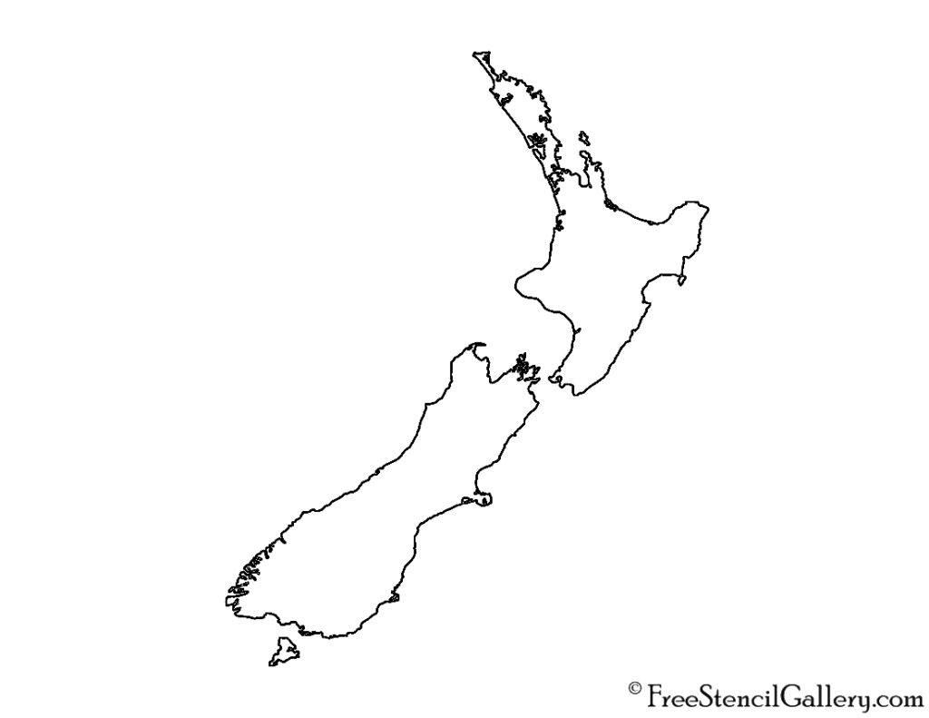 New Zealand Stencil | Free Stencil Gallery