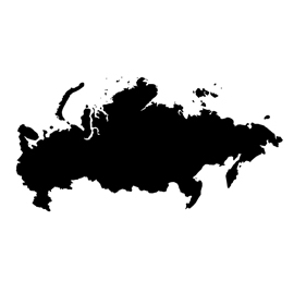 Russia Stencil