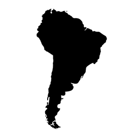 South America Stencil