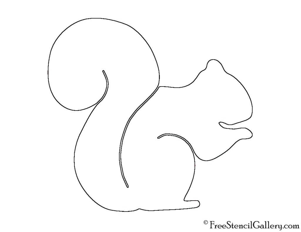 Free Squirrel Template Printable Templates