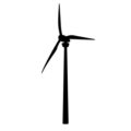 Wind Turbine Stencil