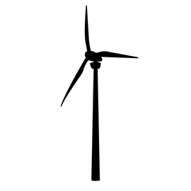 Wind Turbine Stencil