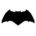 Batman Symbol Stencil 03