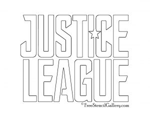 Justice League Logo Stencil | Free Stencil Gallery