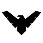 Nightwing Symbol Stencil