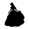 Beauty and the Beast - Belle Stencil