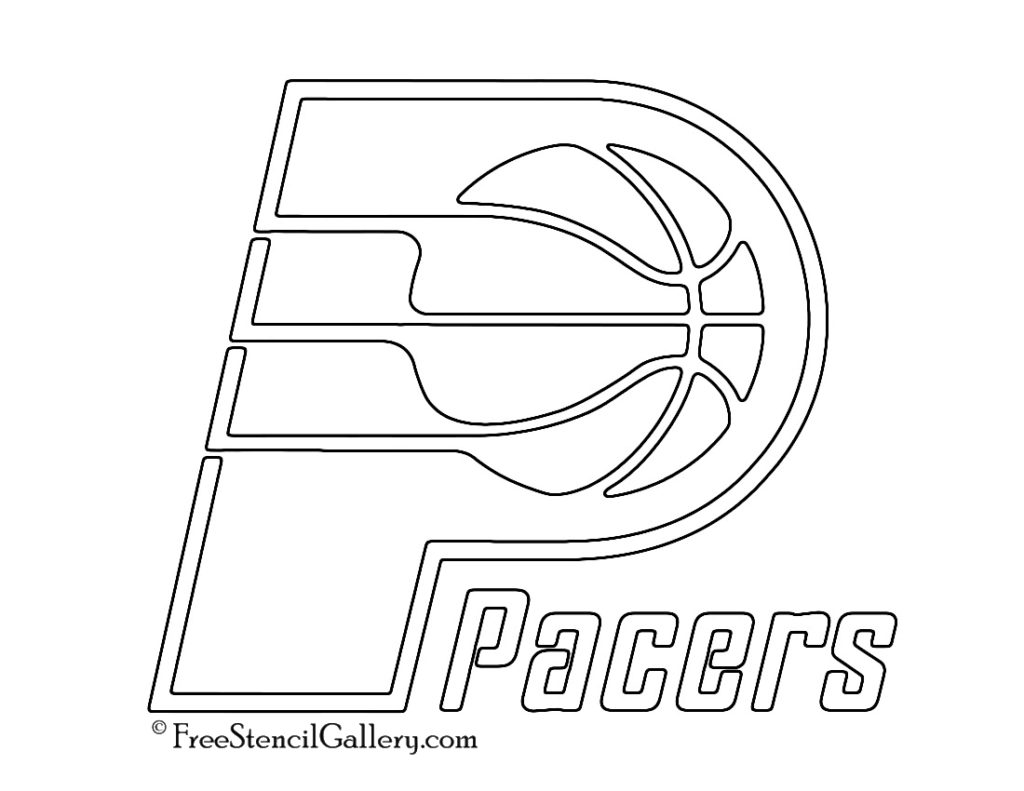 NBA Indiana Pacers Logo Stencils | Free Stencil Gallery