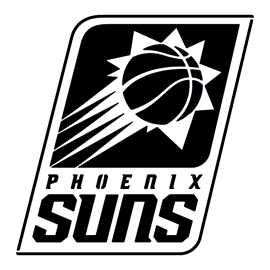 NBA Phoenix Suns Logo Stencil