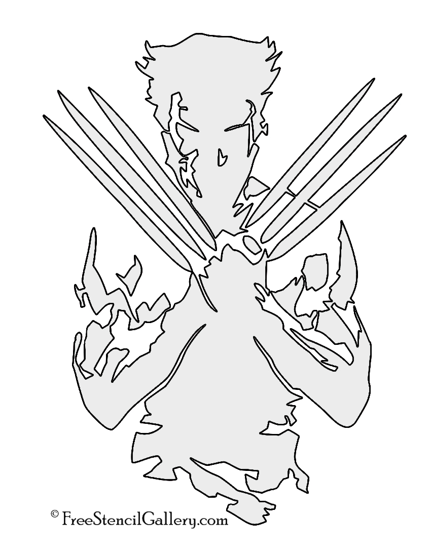 Wolverine Stencil