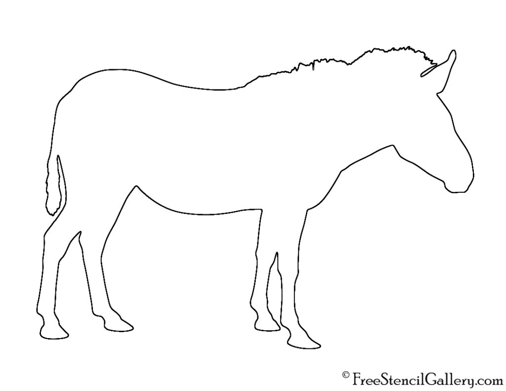Zebra Silhouette Stencil Free Stencil Gallery