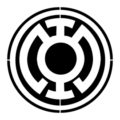 Blue Lantern Corps Symbol Stencil