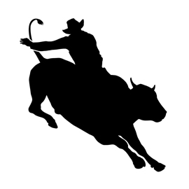 Bull Rider Stencil