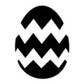 Easter Egg 02 Stencil