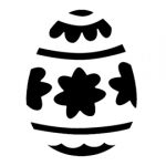 Easter Egg 14 Stencil