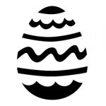 Easter Egg 18 Stencil