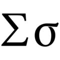 Greek Letter - Sigma