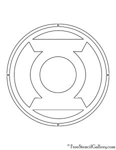 Green Lantern Corps Symbol Stencil | Free Stencil Gallery