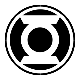 Green Lantern Corps Symbol Stencil
