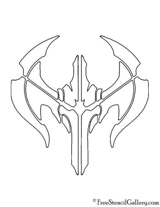 League of Legends – Noxus Crest Stencil | Free Stencil Gallery