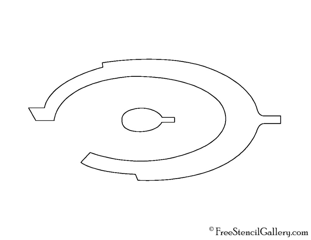 Halo Logo Stencil | Free Stencil Gallery
