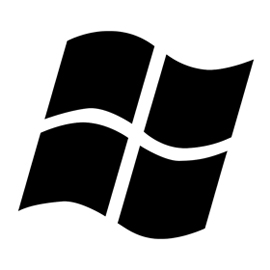Microsoft Windows Logo 01 Stencil