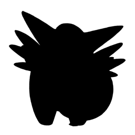 Pokemon – Clefable Silhouette Stencil
