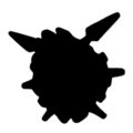Pokemon - Cloyster Silhouette Stencil