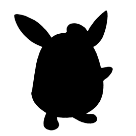 Pokemon – Wigglytuff Silhouette Stencil
