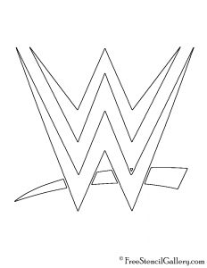 WWE Logo Stencil | Free Stencil Gallery
