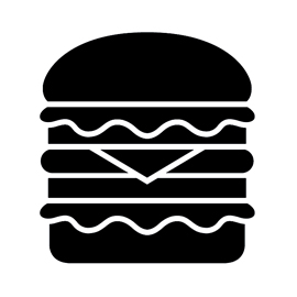 Hamburger Stencil