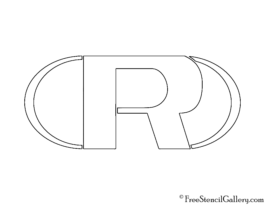 Rand Enterprises Logo Stencil