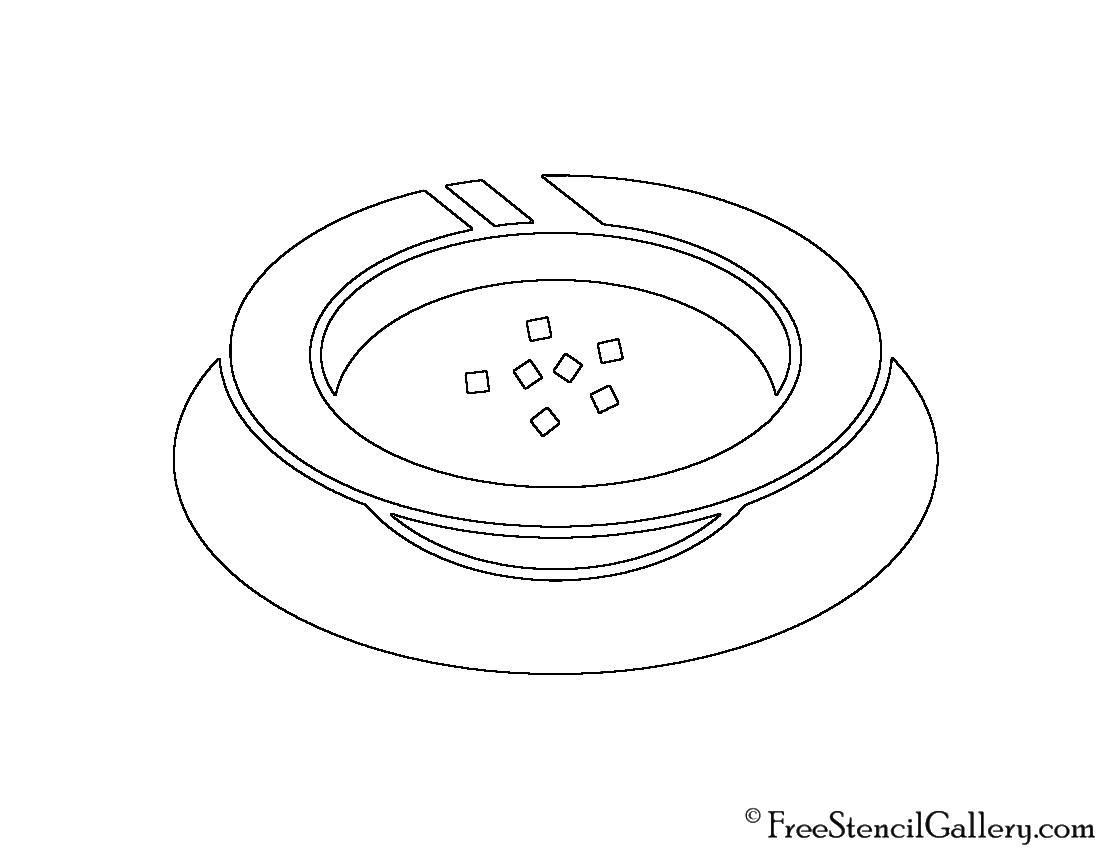 Download Soup Bowl Stencil - Free Stencil Gallery