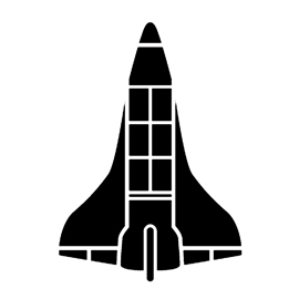 Space Shuttle 03 Stencil
