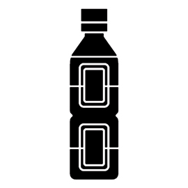 Water Bottle 01 Stencil