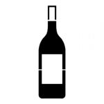 Wine Bottle Stencil