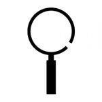 Magnifying Glass Stencil