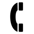 Telephone Symbol Stencil
