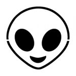 Emoji – Alien Stencil | Free Stencil Gallery