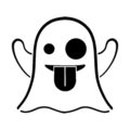 Emoji - Ghost Stencil