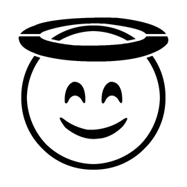 Emoji – Halo Stencil