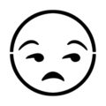 Emoji - Meh Stencil