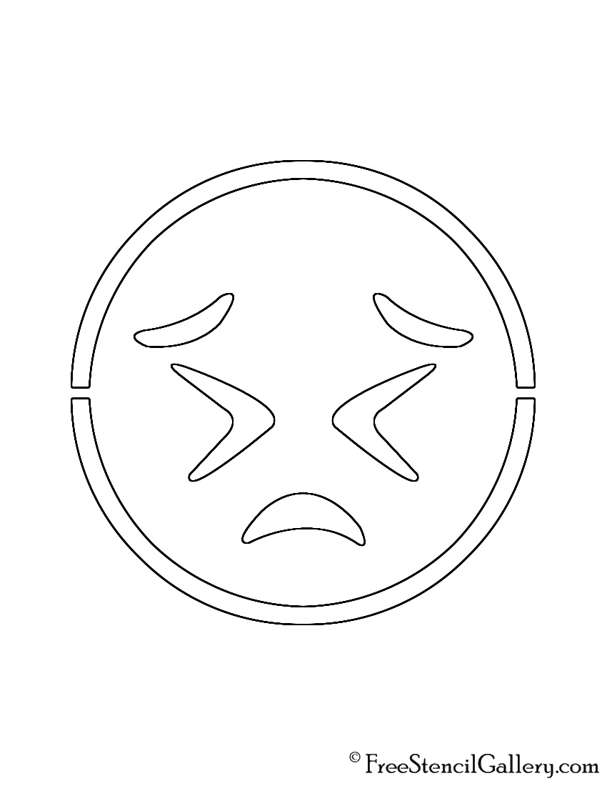 Emoji - Persevering Stencil
