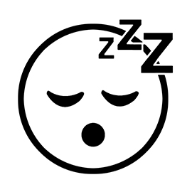 Emoji – Sleeping Stencil